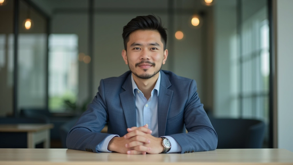Person in professional setting with thoughtful posture, appearing to reflect on a situation