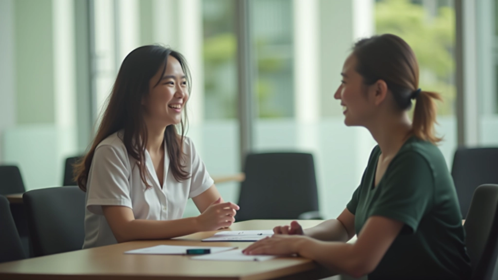 One-on-one stress management coaching session